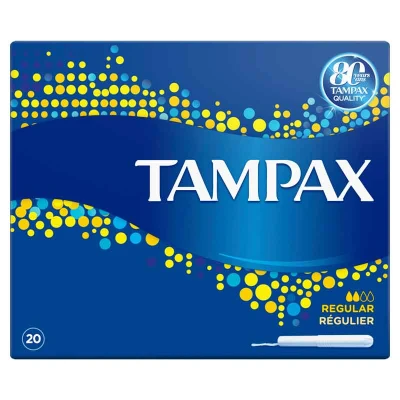 Afbeelding van 12x Tampax Tampons Regular 20 stuks