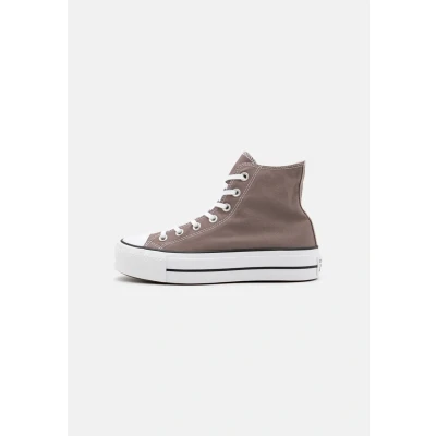Afbeelding van Converse Chuck Taylor ALL STAR LIFT Platform Sneakers hoog, Dames, Maat: 39, Pure pumice/white/black Textiel