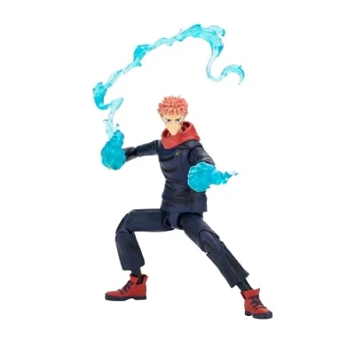 Afbeelding van Total Anime Yuji Itadori 16,5 cm figuur met verwisselbare gezichten, handen en energie effecten