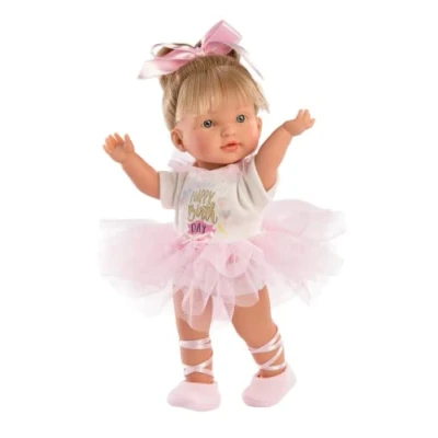 Afbeelding van Llorens pop Valeria happy birthday 28cm