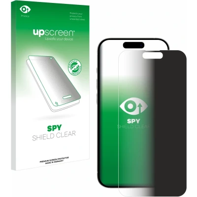 Afbeelding van upscreen privacy screenprotector voor Apple iPhone 15 Plus Folie Beschermfolie Blauwlichtfilter