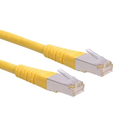 Afbeelding van ROLINE patchkabel Cat.6 (Klasse E) S/FTP (PiMF), geel, 0,3 m