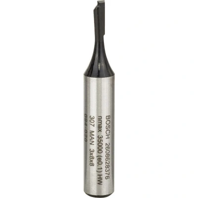 Afbeelding van Bosch Vingerfrees 1 Snijvlak hardmetaal 3 x 8 mm (51 totale lengte)