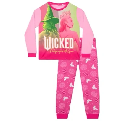 Afbeelding van WICKED Pyjama&#039;s Voor Meisjes Glinda En Elphaba Pyjama Sets Rosa 134