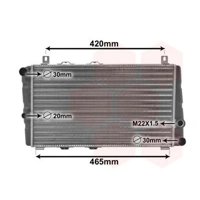 Afbeelding van Van Wezel Radiateur 76002002