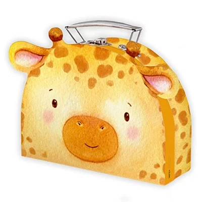 Afbeelding van Trötsch Koffer mit Formdeckel Giraffe groß: Pappkoffer Reisekoffer Kinder Spielkoffer