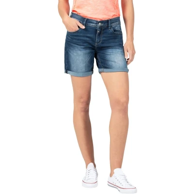 Afbeelding van TIMEZONE Dames Short Broeken ALEXATZ regular/straight Fit Blauw W 27 Volwassenen