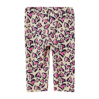 Afbeelding van s.Oliver Caprimit Alloverprint Legging voor kinderen, Maat: 104, Hellgelb