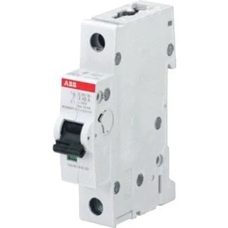 Afbeelding van Abb s201m installatieautomaat 1p k karakteristiek 16a iec en 60898 1 10 ka iec60947 2 15 module breedte 17 5mm 2cds271001r0467