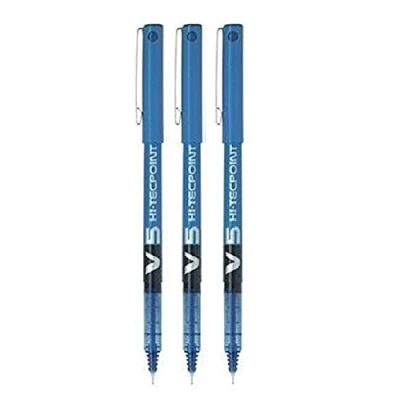 Afbeelding van Pilot BX V5 Hi Tecpoint 3 balpenset Extra fijne punt 0,5 mm Lijnbreedte 0,3 Blauw