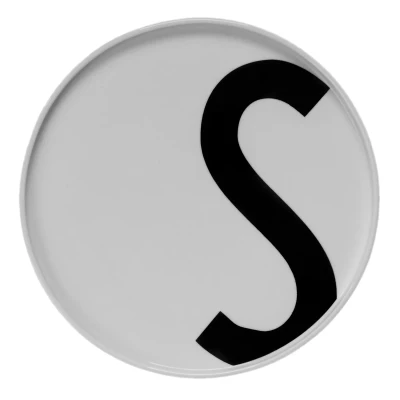 Afbeelding van Design Letters (A Z) Wit Porselein Plate Servies Perfect Borden voor Ontbijt, Lunch, Dinner, Dessert Ideaal Om Cadeau Vaatwasmachinebestendig Magnetronbestendig