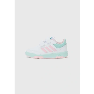 Afbeelding van adidas Performance Tensaur 2.0 Unisex Trainingsschoen voor kinderen, Maat: 24, White/clear pink/semi flash aqua Imitatieleer/ textiel