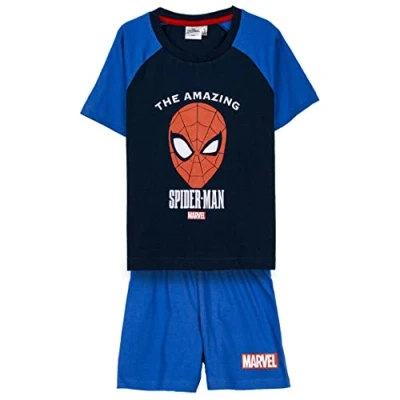 Afbeelding van Pyjama Kinderen Spider Man Blauw Maat 6 Jaar