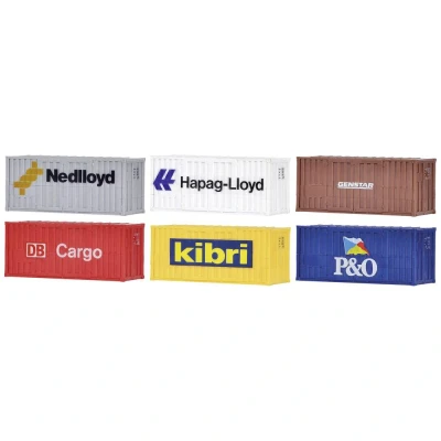 Afbeelding van Kibri 10924 H0 20 container 1 stuk(s)