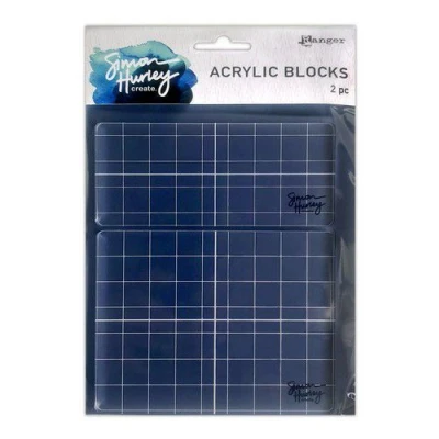 Afbeelding van Ranger SH Acrylic Stamping block 2st HUA76452 Simon Hurley (03 21)