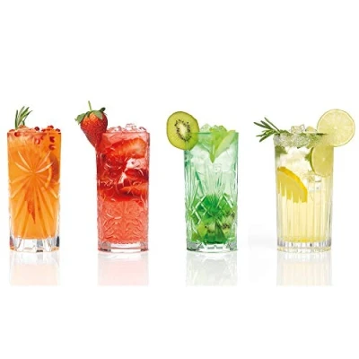 Afbeelding van RCR Italia Mixology Longdrinkglazen set van 4 Luxion Kristal Glas