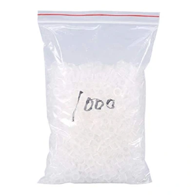 Afbeelding van 1000 stks / zak Tattoo Inkt Cap Cup Plastic Microblading Pigment Accessoires Houder Container voor Machine Levert Naalden Kits (S)