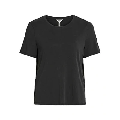 Afbeelding van Object Objannie NOOS Tshirt basic, Dames, Maat: 36, Black