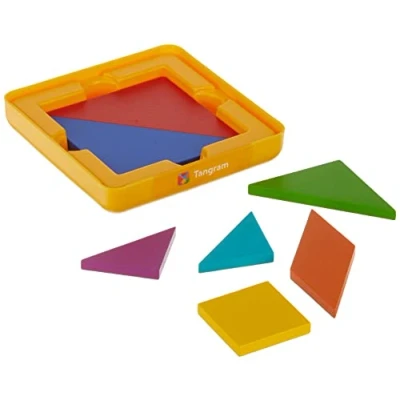 Afbeelding van Osmo Genius Tangram Leeftijden 6 10 Gebruik vormen/kleuren om op te lossen Voor visuele puzzels (500+) iPad of Fire Tablet STEM speelgoed (Osmo Base Vereist Amazon Exclusief)