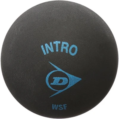 Afbeelding van Dunlop Squashbal Intro zwart/blauw maat One size