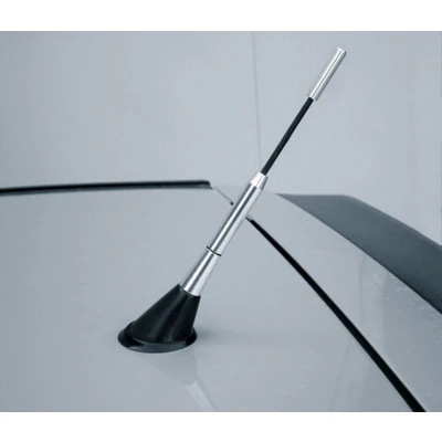 Afbeelding van Pilot LA_40146 Alu Tech vervangend antenne aluminium 5 mm interne schroefdraad Zwart