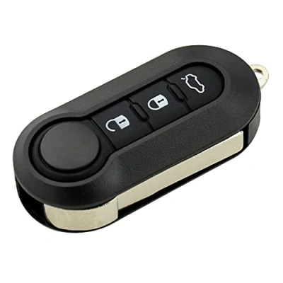 Afbeelding van Beschermhoes voor autosleutels met 3 toetsen, compatibel Fiat Grande Punto, Evo, Panda, Bravo, Stilo, 500 L en Lancia Y, Delta Musa