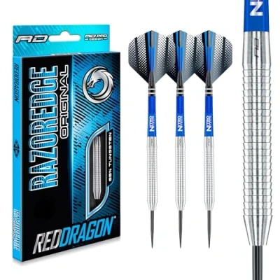 Afbeelding van RED DRAGON Razor Edge Original 28 Gram Tungsten Dartpijlen Set Professioneel met flights en dart shafts