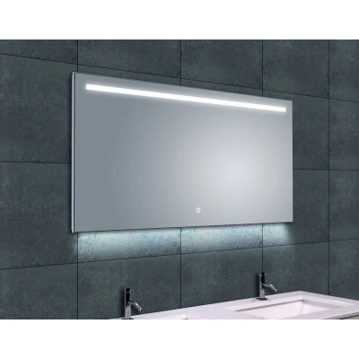 Afbeelding van Wiesbaden Ambi one spiegel rechthoek met LED, dimbaar en spiegelverwarming 120 x 60 cm