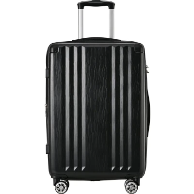 Afbeelding van Merax Hartschalen Koffer Rollkoffer Reisekoffer Handbagage 4 Wielen ABS TSA slot 68x46.5x31.5 cm Zwart