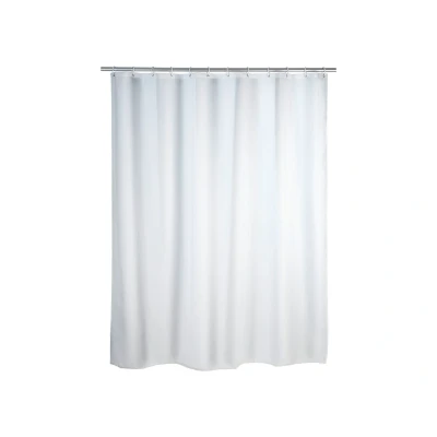 Afbeelding van Wenko anti schimmel douchegordijn 180x200cm polyester uni wit inclusief ringen