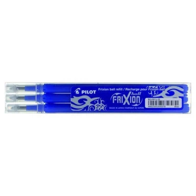 Afbeelding van Pilot Balpenvulling Frixion Ball/clicker, Blauw, Etui Van 3 Stuks Balpenvullingen