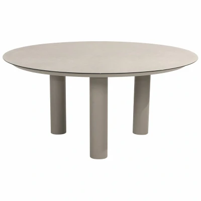Afbeelding van Taste by 4SO Donato eettafel met geprint keramiek tafelblad rond 160 cm Cloud