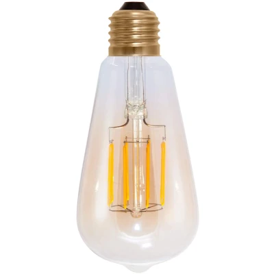 Afbeelding van SEGULA LED lamp E27 ST64 5W 2200K goud/zilver dim