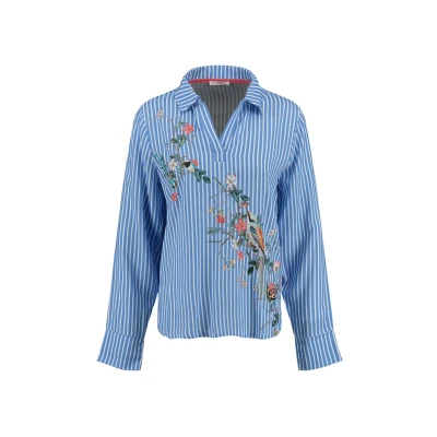 Afbeelding van Key Largo WB BIRD Blouse, Dames, Maat: Small, Water blue
