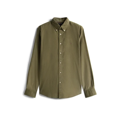 Afbeelding van TOMMY HILFIGER Overhemd olijfgroen