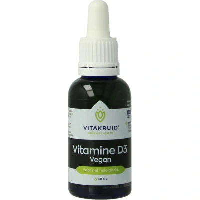 Afbeelding van Vitakruid Vitamine D3 Druppels Vegan 30 ML