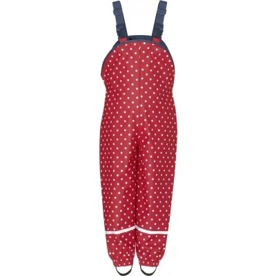 Afbeelding van Playshoes Unisex regenbroek voor kinderen met stippen regenbroek, rood (8), 128 cm