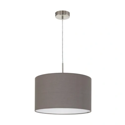 Afbeelding van EGLOÂ PasteriÂ Â HanglampÂ Ã ̃38cmÂ Nikkel MatÂ Antraciet Bruin