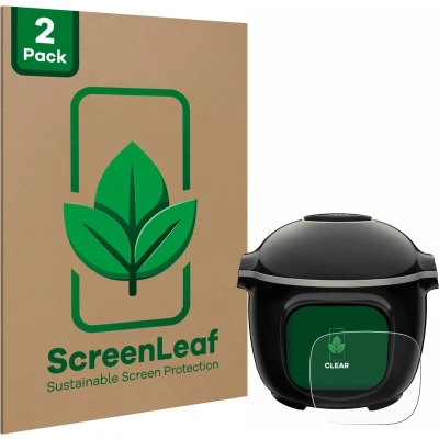 Afbeelding van ScreenLeaf Screenprotector voor Moulinex Cookeo Touch Duurzame schermbescherming Folie Beschermfolie transparant (2 Stuks)