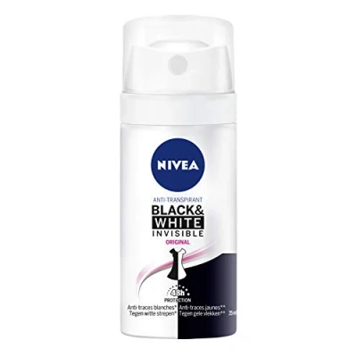 Afbeelding van Nivea Invisible For Black &amp; White Clear Deodorant Spray Mini 35ML