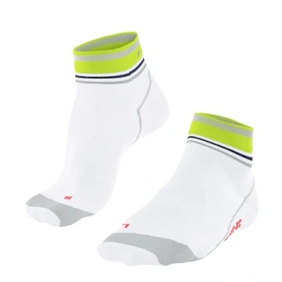 Afbeelding van Falke BC Impulse Reflect Short Biking Sportsokken, Maat: 39 41, White