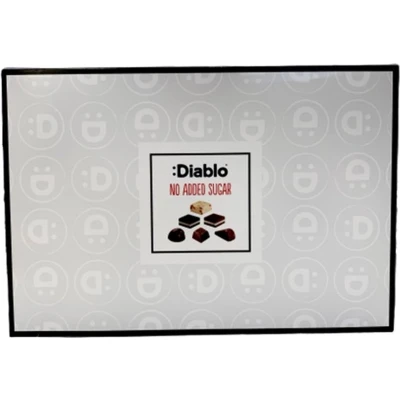 Afbeelding van Diablo No Added Sugar Chocolate Box 1 x 142 gram