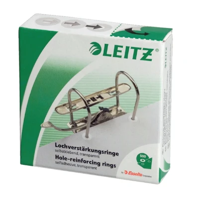 Afbeelding van Versterkingsringen Leitz 1706 kunststof 500stuks transparant