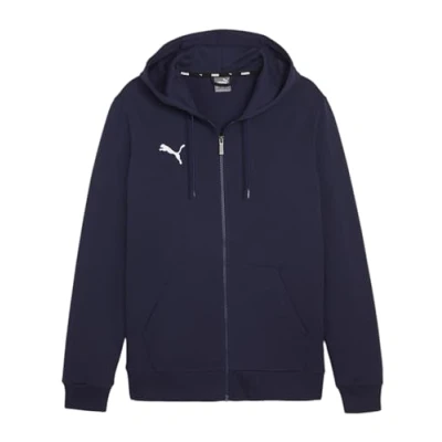 Afbeelding van puma Teamgoal Casuals Sweater met rits voor kinderen, Maat: 116, navy white