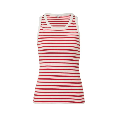 Afbeelding van s.Oliver Slimfit MIT Struktur Top, Dames, Maat: 44, Preiselbeere