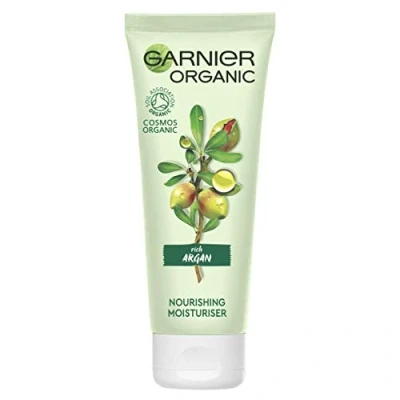 Afbeelding van Garnier Crème, met aloë vera en arganolie, natuurlijke cosmetica, rijke vochtverzorging, Bio, 1 x 50 ml