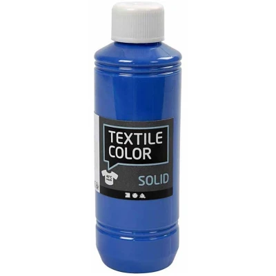 Afbeelding van Creativ Company Textile Color Dekkende Textielverf Brilliant Blauw, 250ml