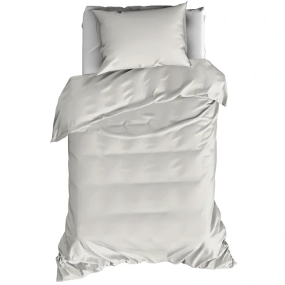 Afbeelding van Dekbedovertrek De Witte Lietaer Olivia Sand Satijn 140 x 200 / 220 cm 1 Persoons
