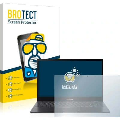 Afbeelding van BROTECT Antireflecterende Beschermfolie voor ASUS VivoBook Flip 14 TP470 Anti Glare Screen Protector, Mat, Ontspiegelend