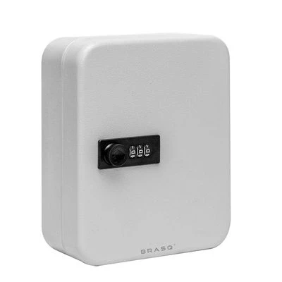 Afbeelding van BRASQ Sleutelkast Sleutelkluis 20 sleutels met Combinatieslot Sleutelbox KC300 Grijs